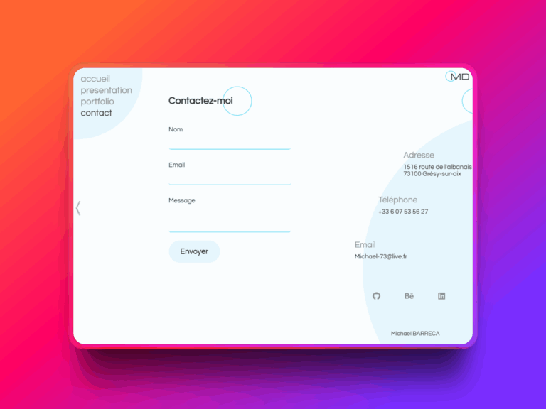 site en react