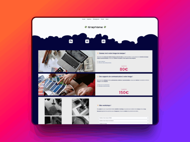 image avec texte en wordpress